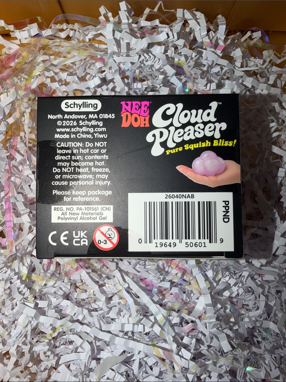 Nee Doh Cloud Pleaser Soft Squish - Iridescent Purple Cloud - Picture 2 of 4